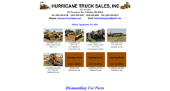 Desktop Screenshot of hurricanetrucksales.com